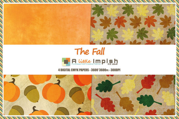 Download The Fall Digital Paper Pack - Fall digital paper Collection