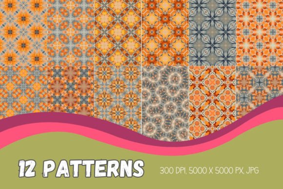 Download Fall Patterns, Fall Digital Paper Pack - Fall digital paper Collection