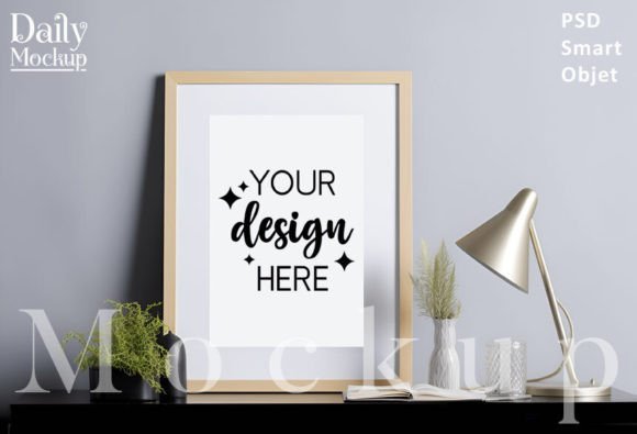 Download Modern Wood Frame Mockup - Modern wood Collection