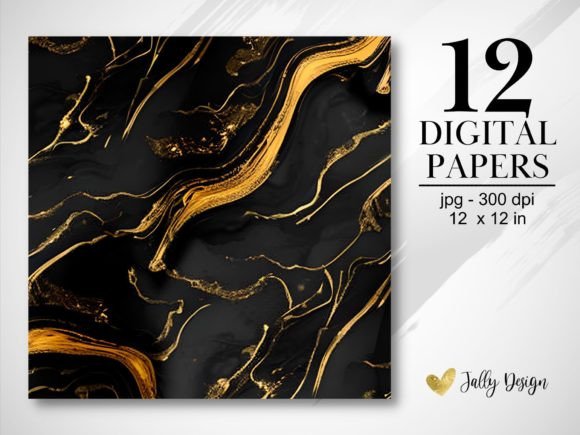 Download Gold and Black Abstract Textures Paper - Abstract textures Collection
