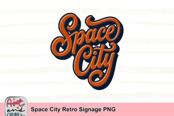 Download Space City Retro Signage PNG - Premium Resources