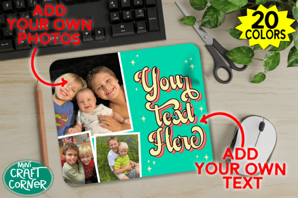 Download Sublimation Photo Mousepad with 3 Spots - Spots Collection