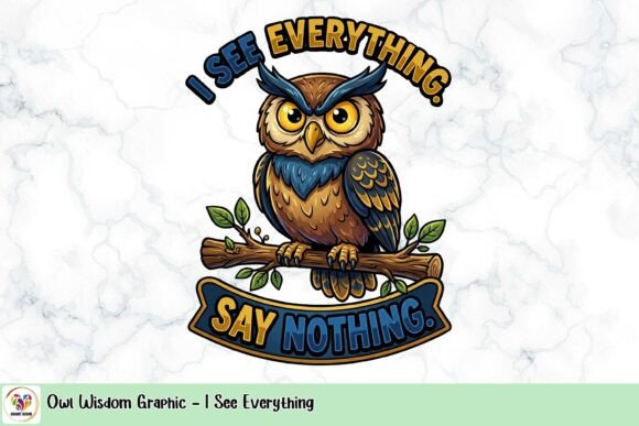 Download Owl Wisdom Graphic - I See Everything - Premium Resources