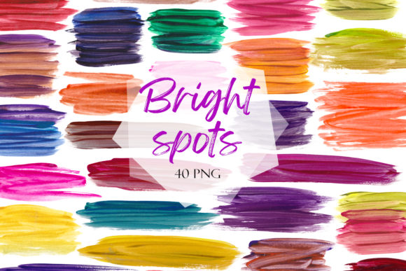 Download Bright Spots Clipart Watercolor Splashes - Spots Collection