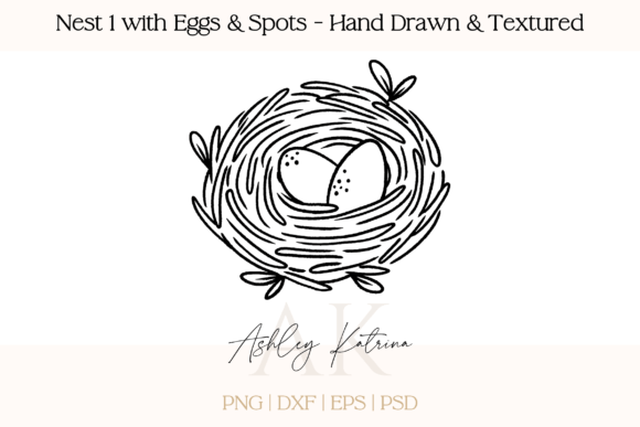 Download Nest 1 with Eggs &amp; Spots - Textured - Spots Collection