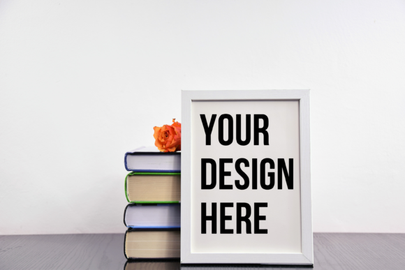 Download Vertical Frame Mockup, Modern Wood - Modern wood Collection